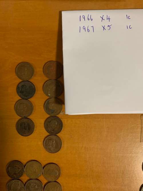 RSA Coins 1c-R1 1966-1982
